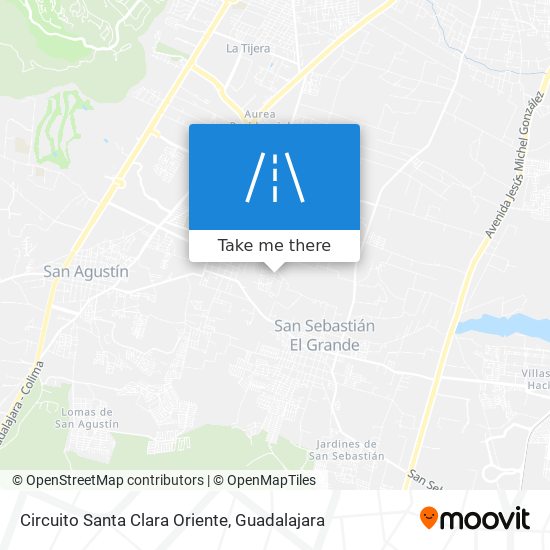 Circuito Santa Clara Oriente map