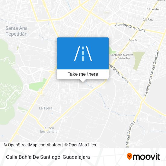 Calle Bahía De Santiago map