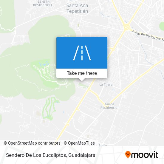 Sendero De Los Eucaliptos map