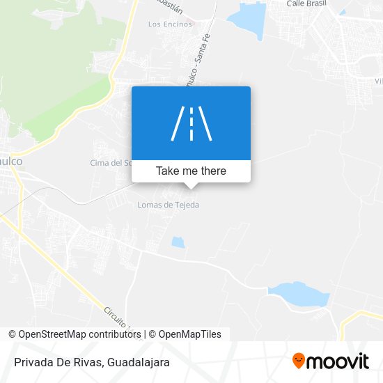 Mapa de Privada De Rivas