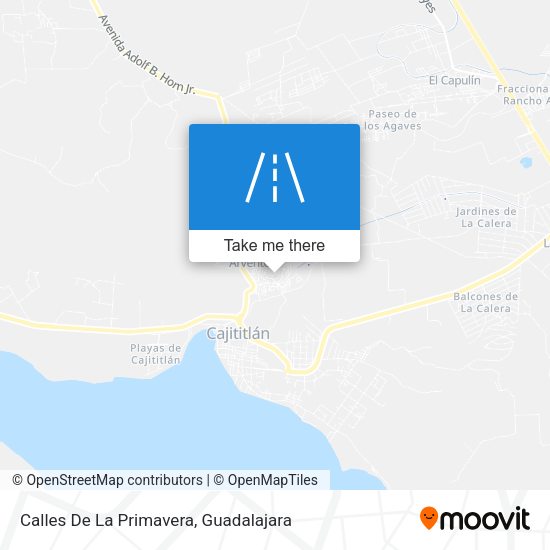 Calles De La Primavera map