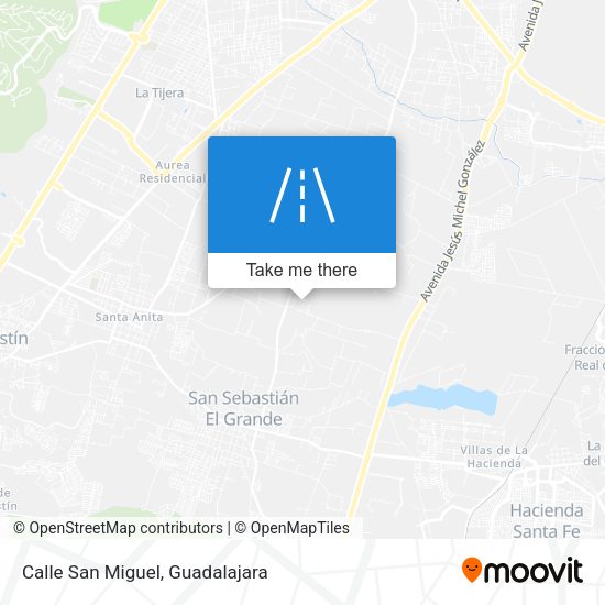 Calle San Miguel map