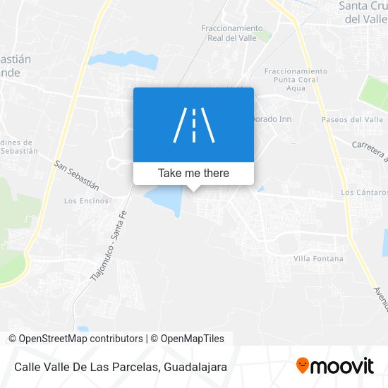Calle Valle De Las Parcelas map