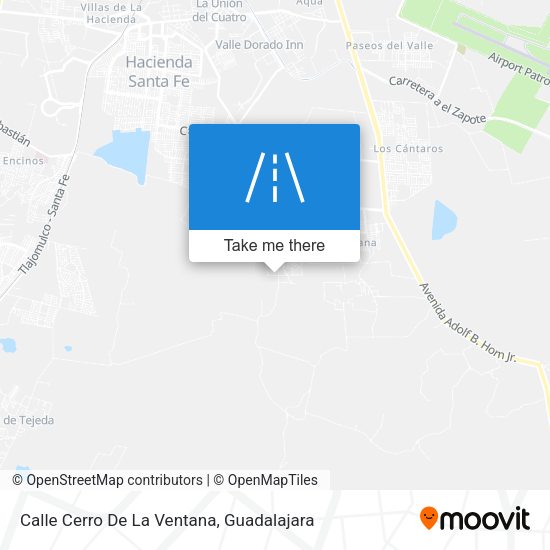 Calle Cerro De La Ventana map