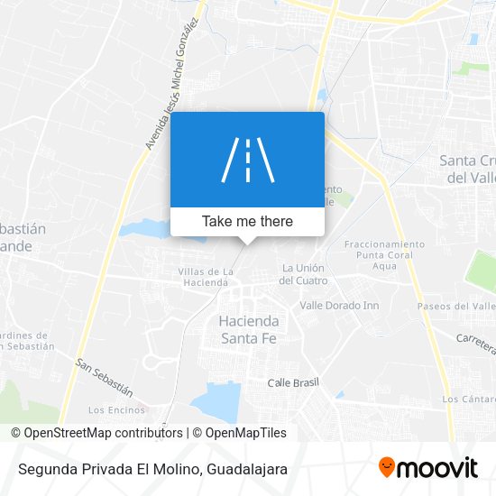 Segunda Privada El Molino map