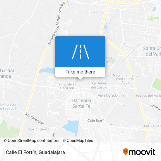 Calle El Fortín map