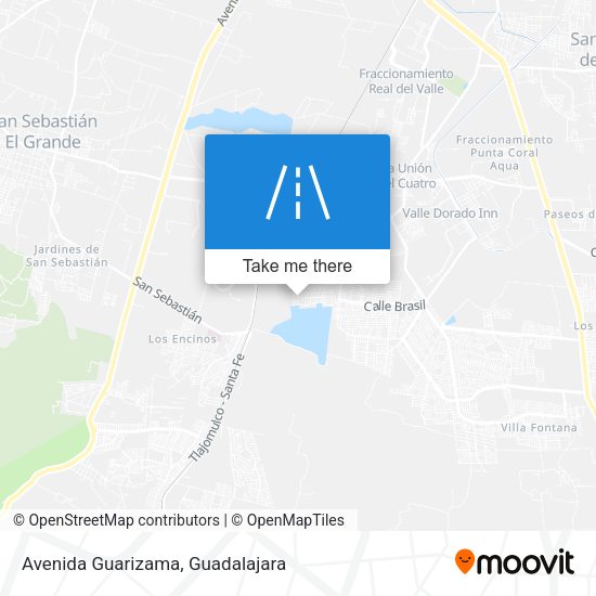 Mapa de Avenida Guarizama