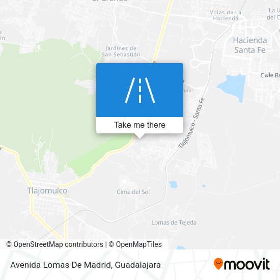 Avenida Lomas De Madrid map
