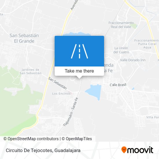 Circuito De Tejocotes map