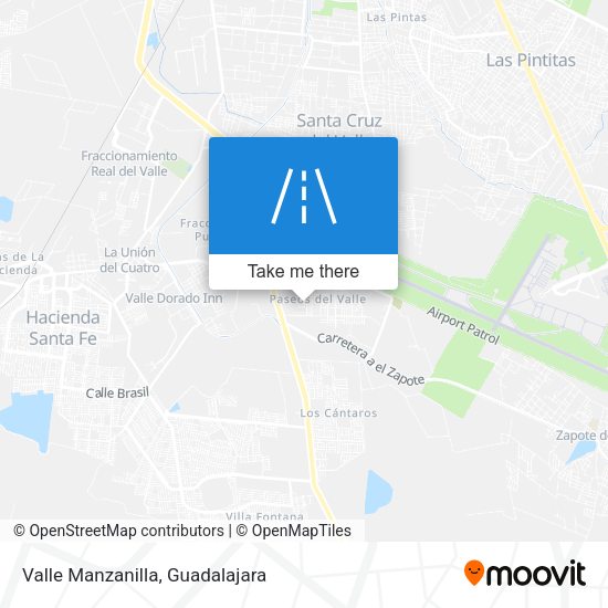 Mapa de Valle Manzanilla