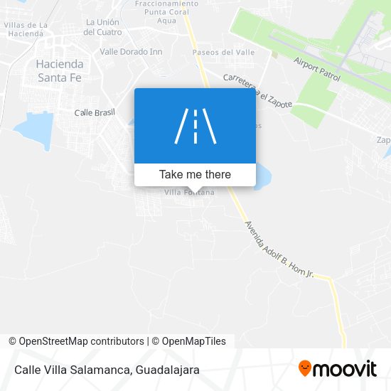 Calle Villa Salamanca map