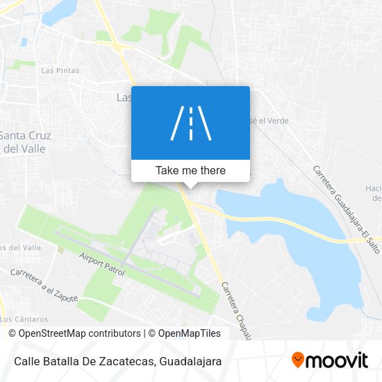 Calle Batalla De Zacatecas map