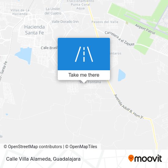 Calle Villa Alameda map