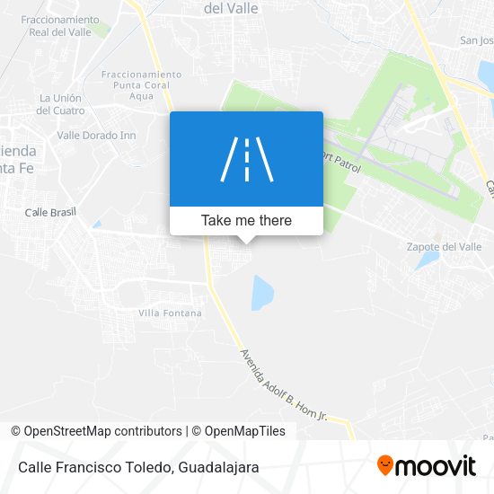 Calle Francisco Toledo map