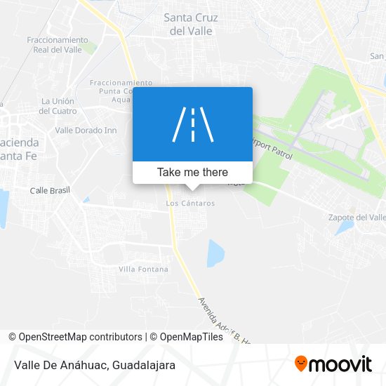 Valle De Anáhuac map