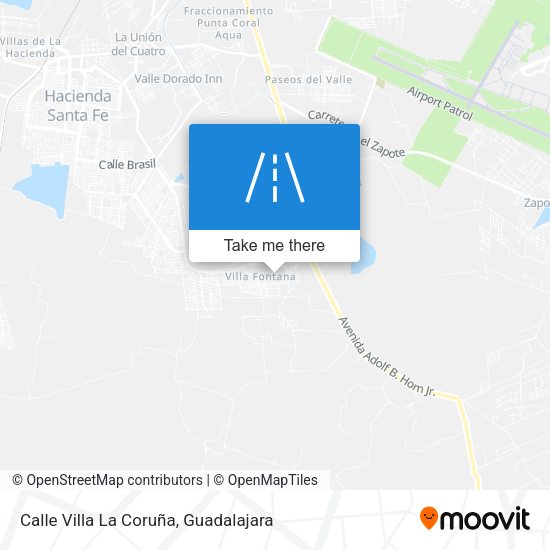 Calle Villa La Coruña map