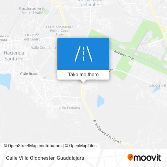 Calle Villa Oldchester map