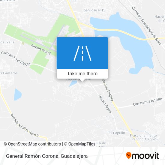General Ramón Corona map