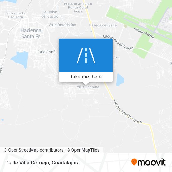 Mapa de Calle Villa Cornejo