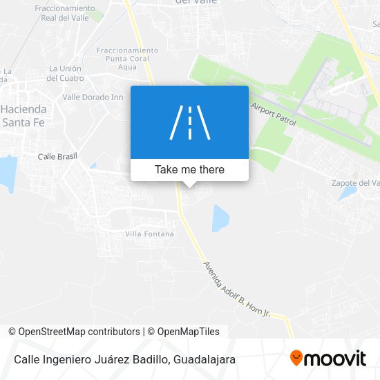 Calle Ingeniero Juárez Badillo map