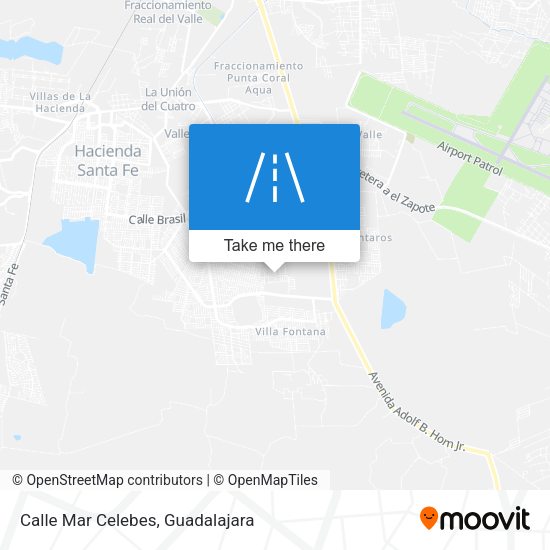 Calle Mar Celebes map