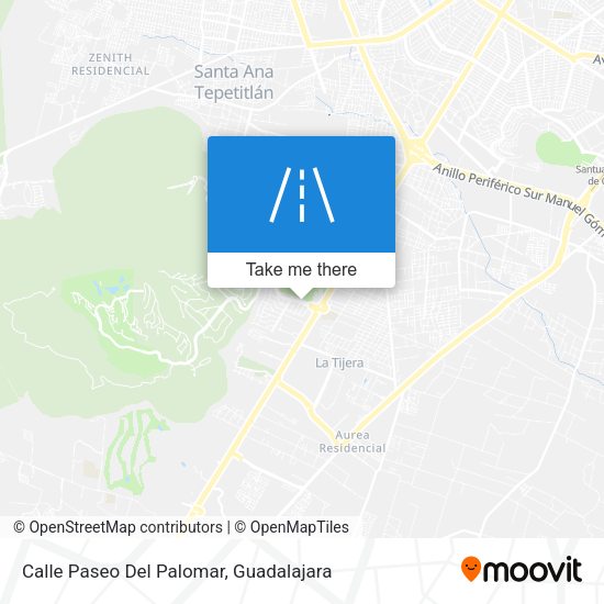 Calle Paseo Del Palomar map