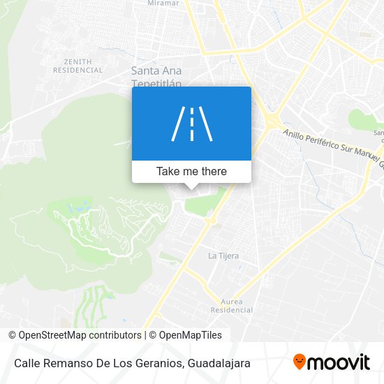 Mapa de Calle Remanso De Los Geranios