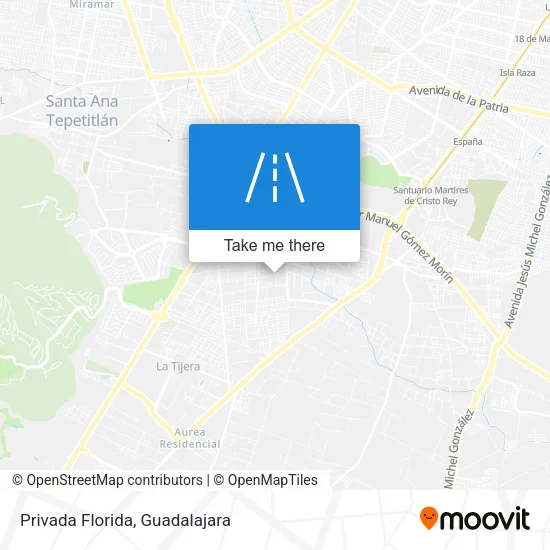 Privada Florida map