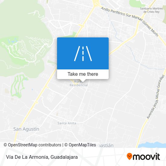 Vía De La Armonía map