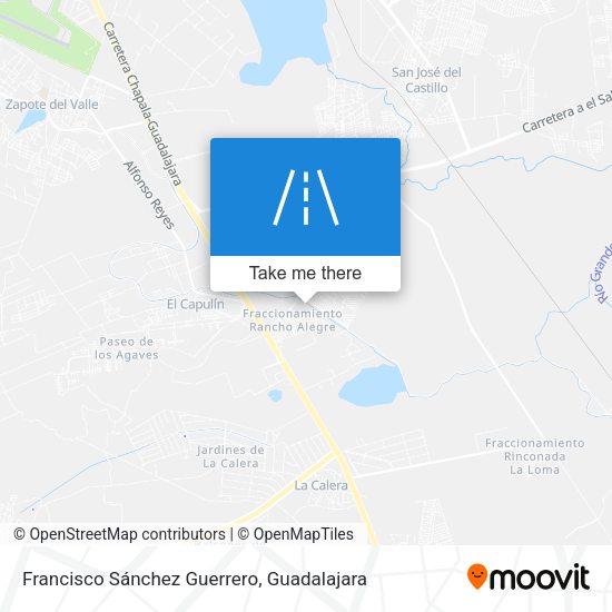 Mapa de Francisco Sánchez Guerrero