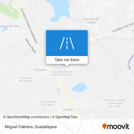 Mapa de Miguel Cabrera