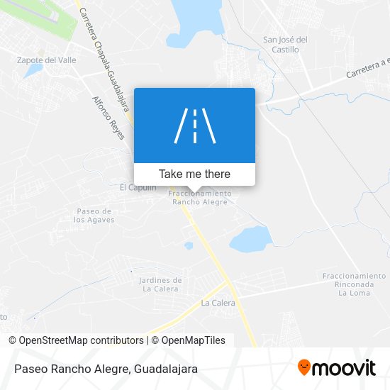 Mapa de Paseo Rancho Alegre