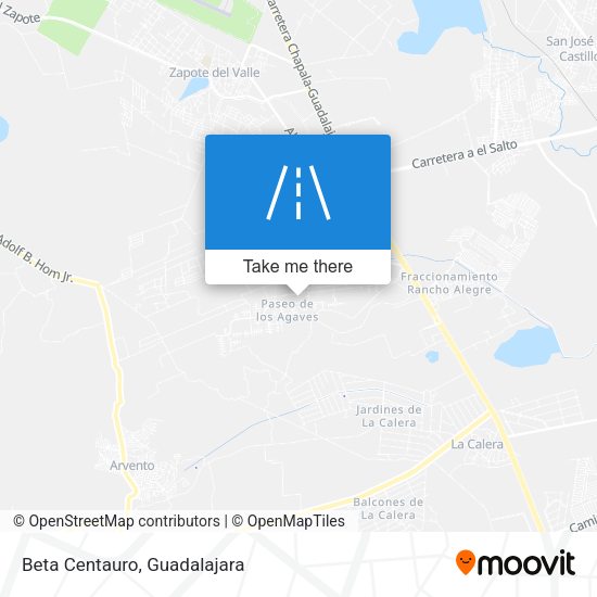Mapa de Beta Centauro