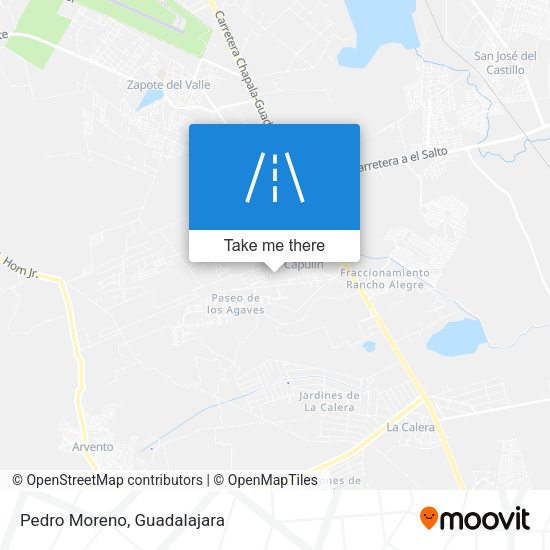Mapa de Pedro Moreno