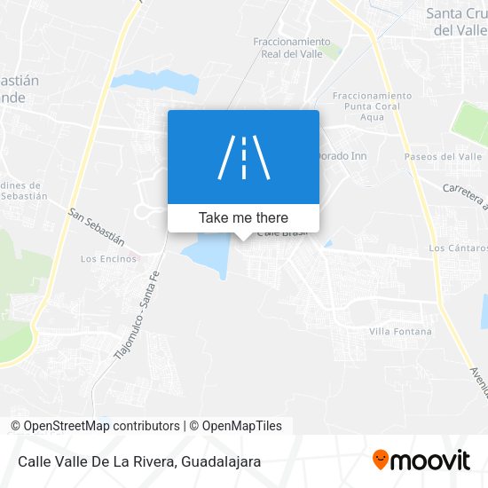 Calle Valle De La Rivera map