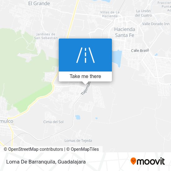 Loma De Barranquila map