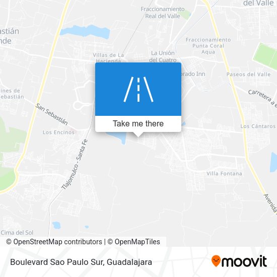 Boulevard Sao Paulo Sur map