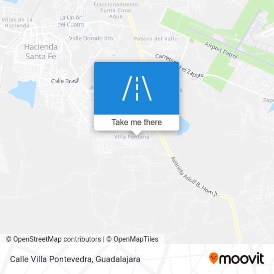 Mapa de Calle Villa Pontevedra