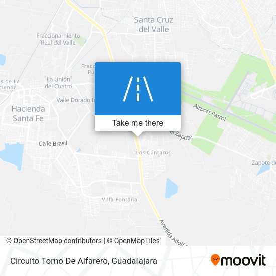 Circuito Torno De Alfarero map