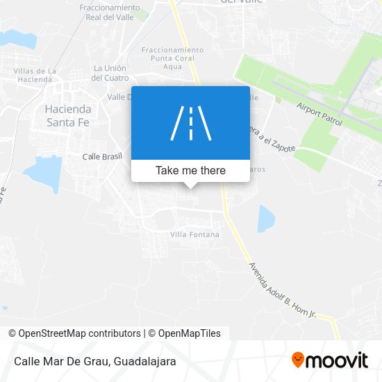 Calle Mar De Grau map
