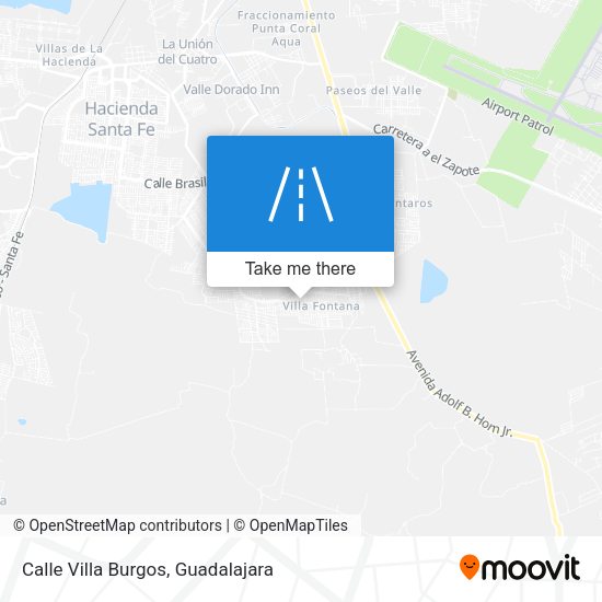 Calle Villa Burgos map