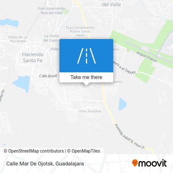 Calle Mar De Ojotsk map