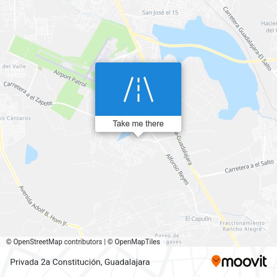 Mapa de Privada 2a Constitución