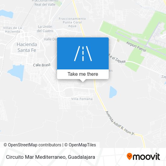 Circuito Mar Mediterraneo map