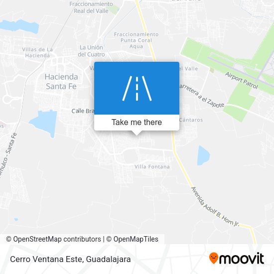 Mapa de Cerro Ventana Este