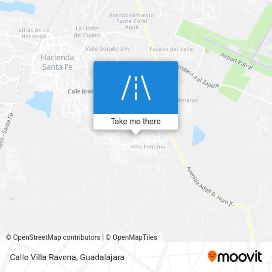 Calle Villa Ravena map