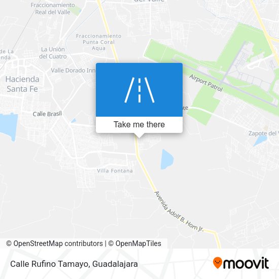 Mapa de Calle Rufino Tamayo