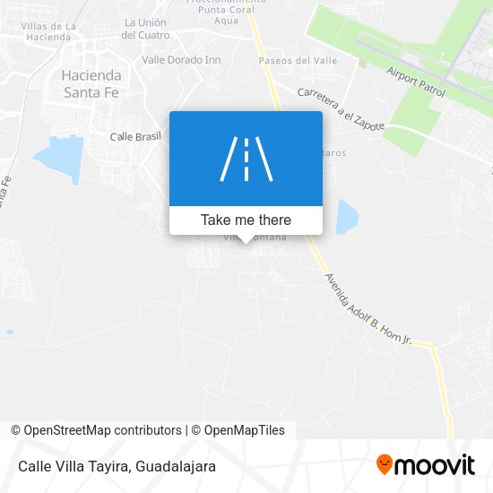 Calle Villa Tayira map