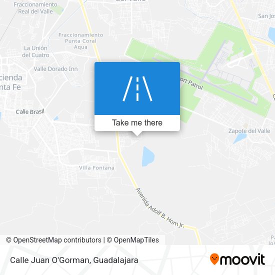 Calle Juan O'Gorman map