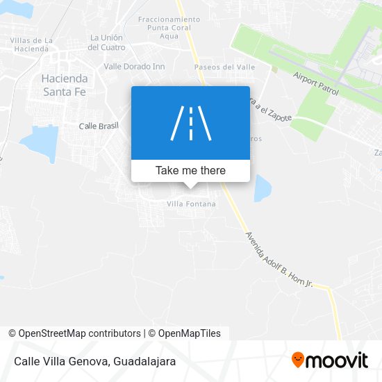 Mapa de Calle Villa Genova